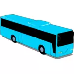 Mavi otobüs çizim